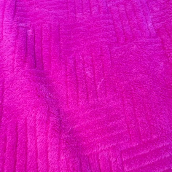 Nanette Lepore Vibrant Pink Fuzzy Sweater/Poncho - Picture 3 of 8